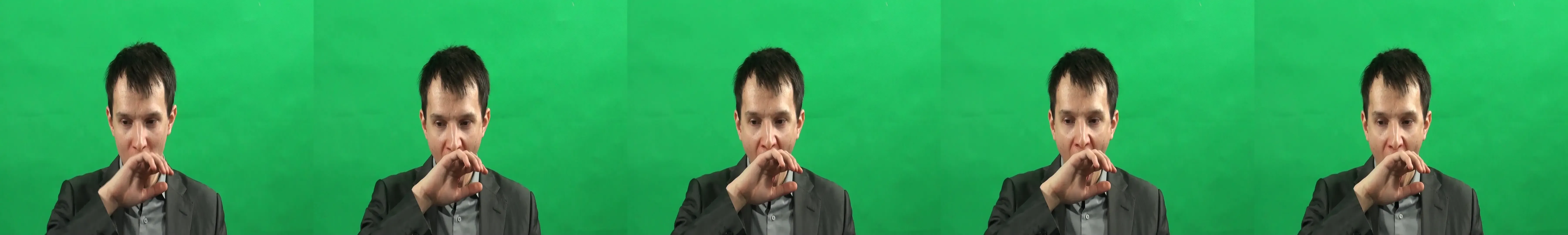Yawning with Mouth Covered